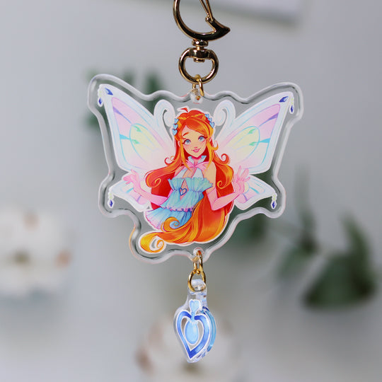 Custom Series Connection Clear Acrylic Keychains/Charms