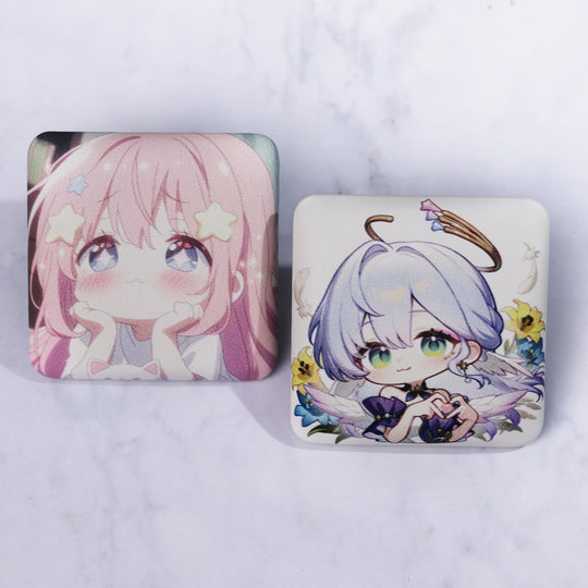 Custom PU Square Badge