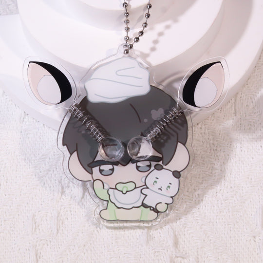 Custom Ear Flick Acrylic Keychains