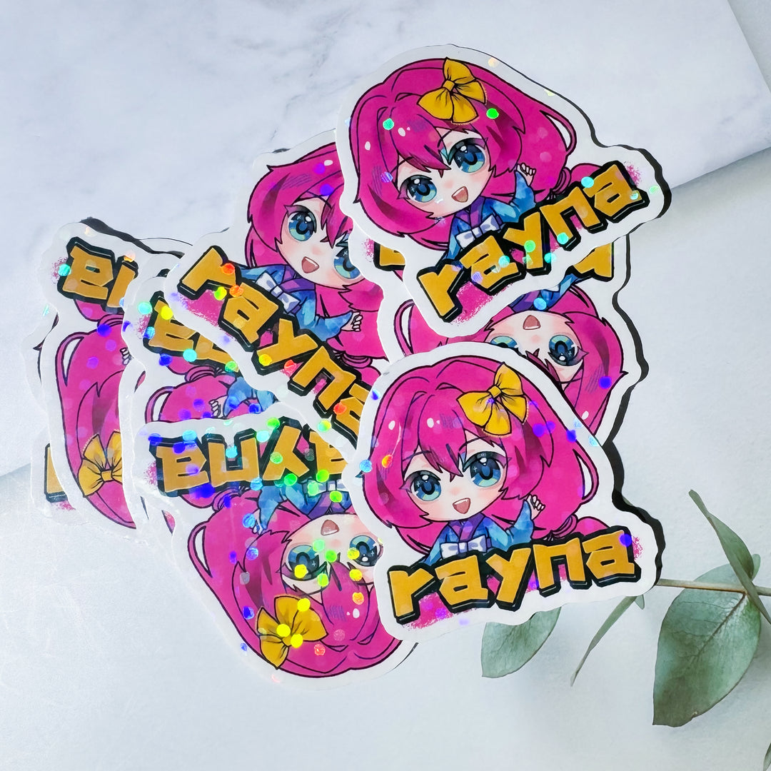 Custom Vinyl Dot Holographic Stickers