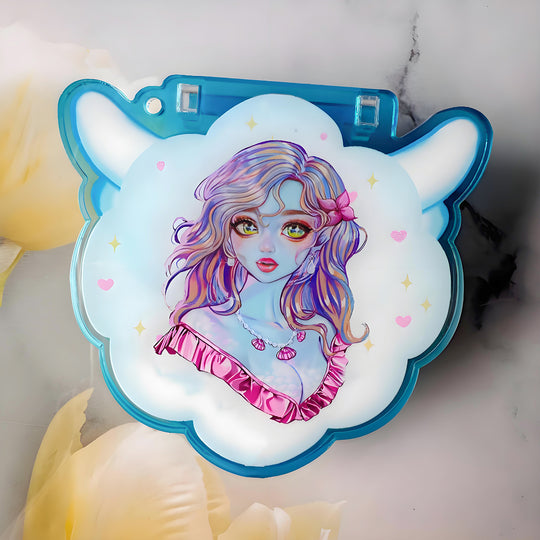 Custom Acrylic Hinged Mirror Keychains