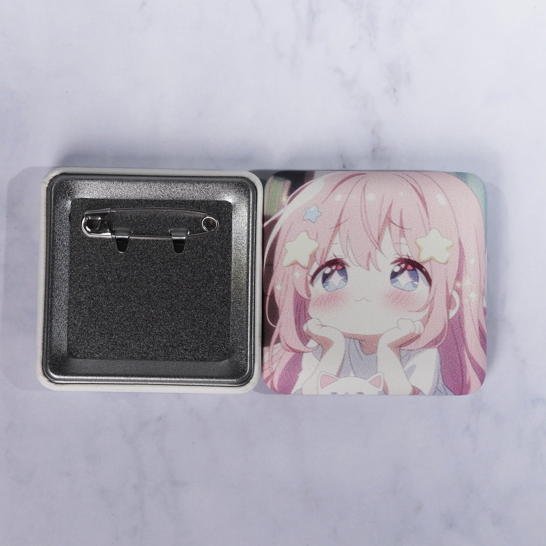 Custom PU Square Badge