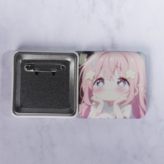 Custom PU Square Badge