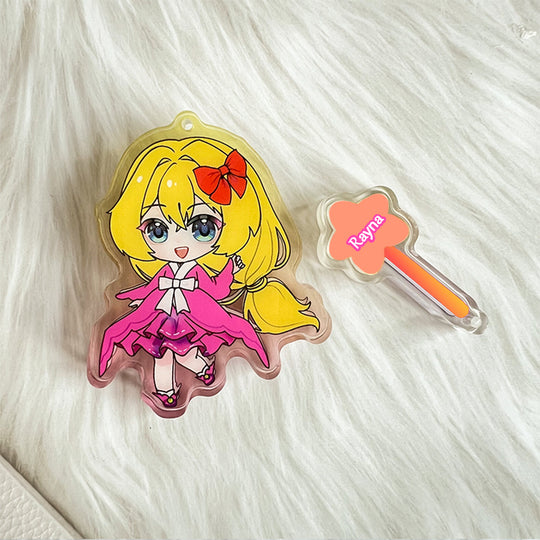 Custom Shiny Light Acrylic Charms
