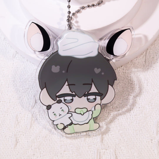 Custom Ear Flick Acrylic Keychains