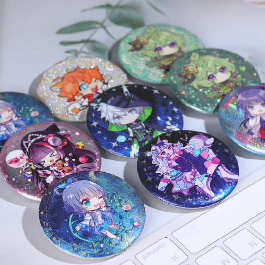 Custom Round Button Pins