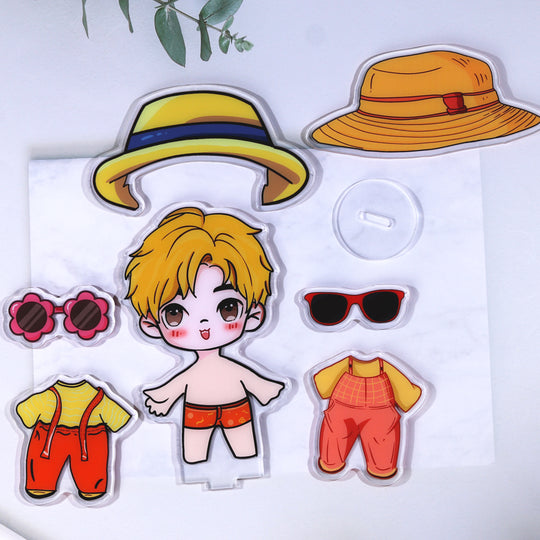 Custom Magnetic Dress-up Acrylic Standees