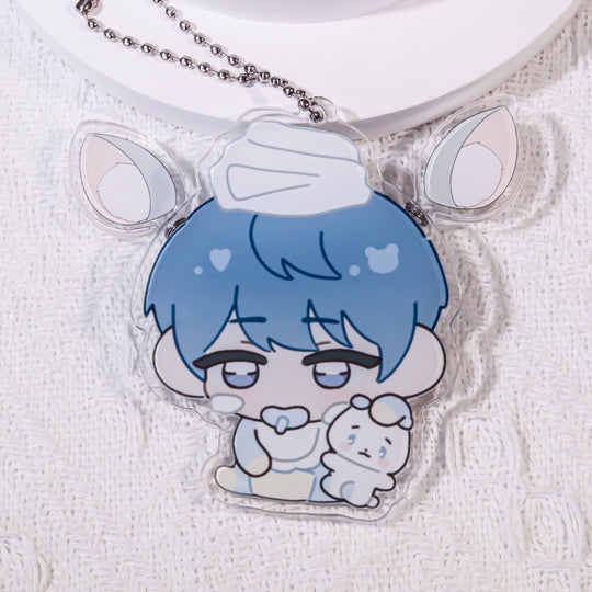 Custom Ear Flick Acrylic Keychains