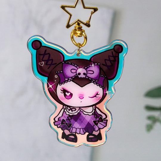 Custom Rainbow Acrylic Keychains