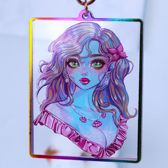 Custom Rainbow Edge Acrylic Keychains