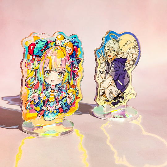 Custom Rainbow Acrylic Standees