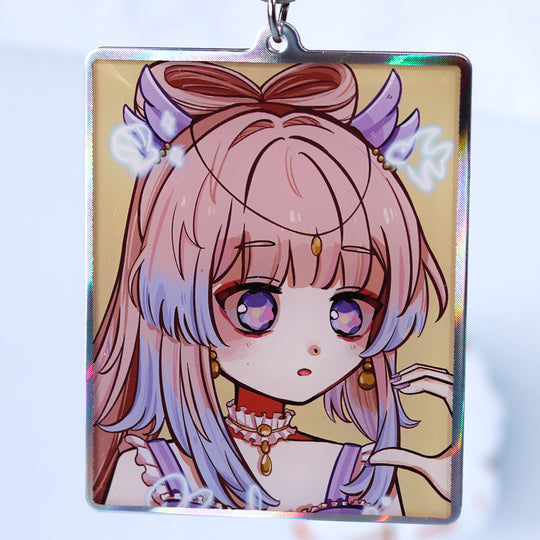 Custom Rainbow Edge Acrylic Keychains