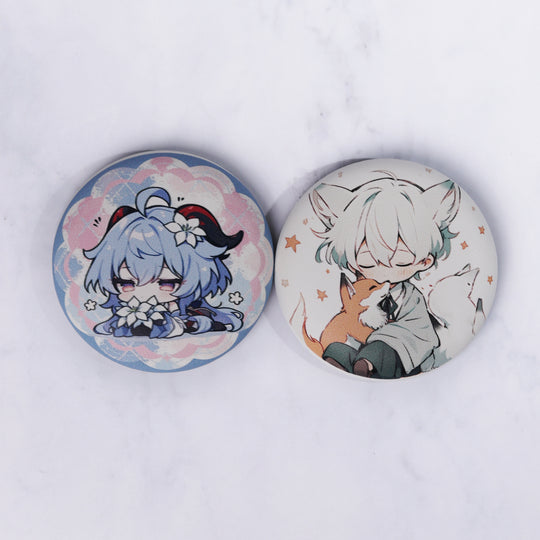 Custom PU Round Badge