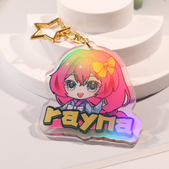 Custom Holo Colorful Acrylic Keychains