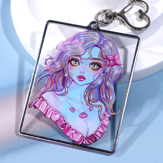 Custom Hot Stamping Acrylic Keychains