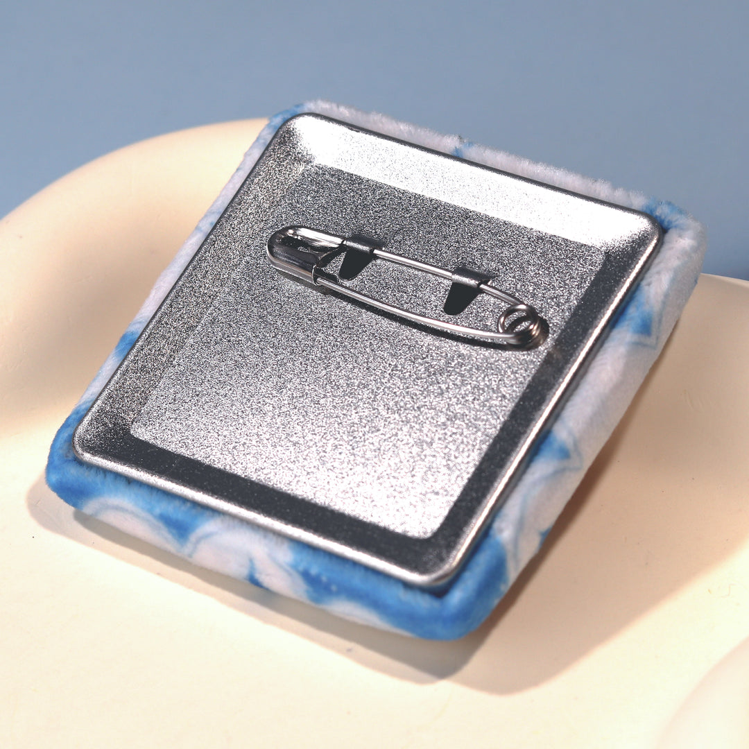 Custom Plush Square Badge