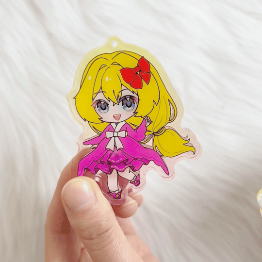 Custom Shiny Light Acrylic Charms