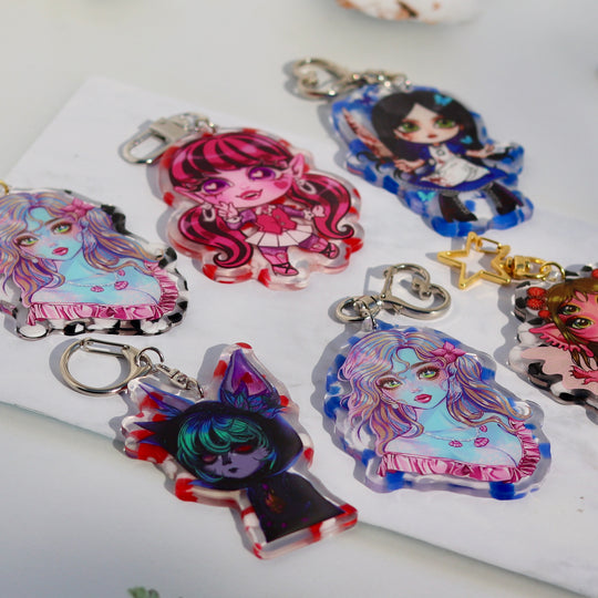 Custom  Colorful Acrylic Keychains