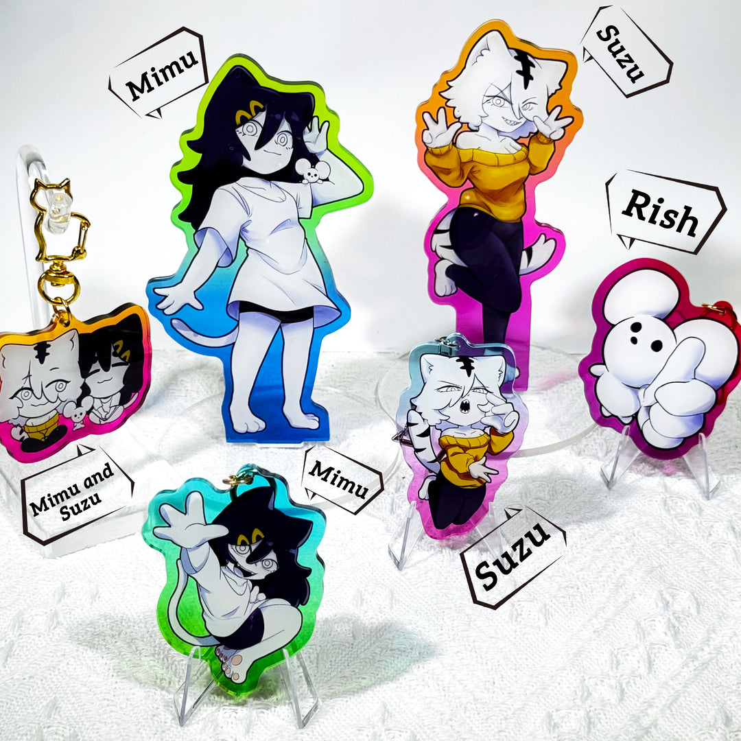 Mimu&Suzu Acrylic Keychains /Standees @rishmimu