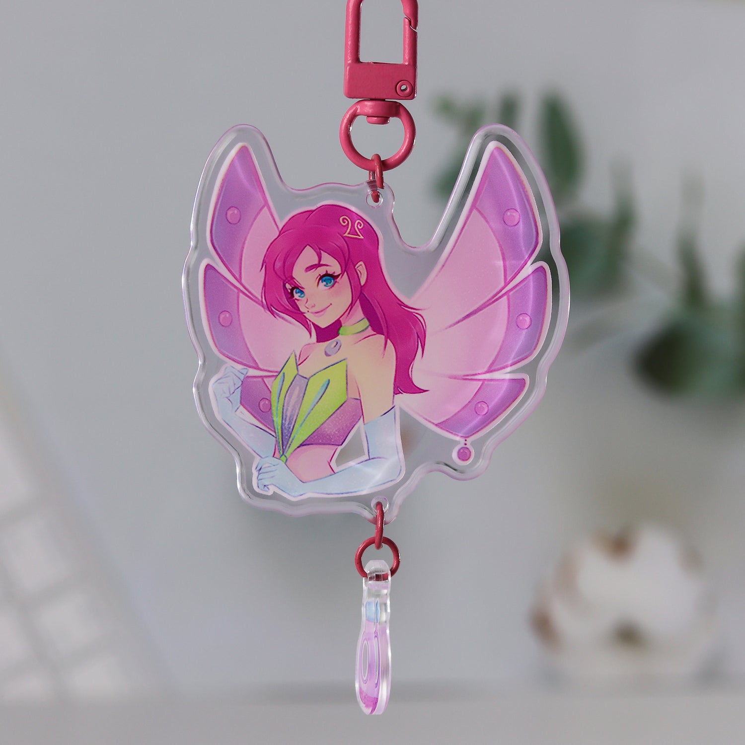 Custom Series Connection Clear Acrylic Keychains/Charms