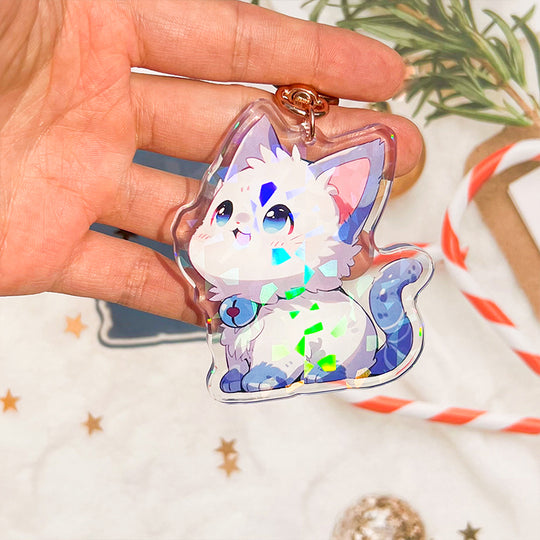 Custom Holographic Acrylic Keychains