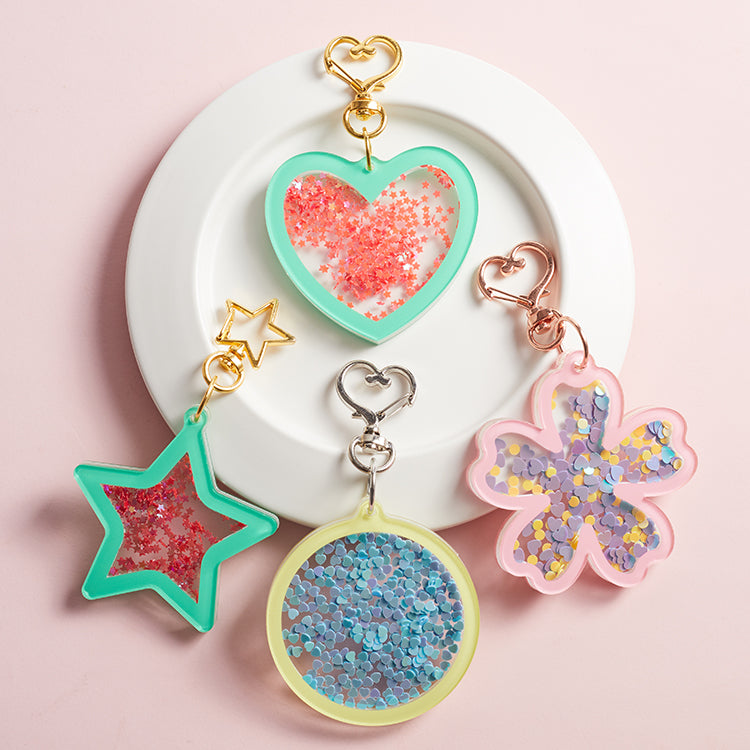 Custom Sequins Acrylic Shaker