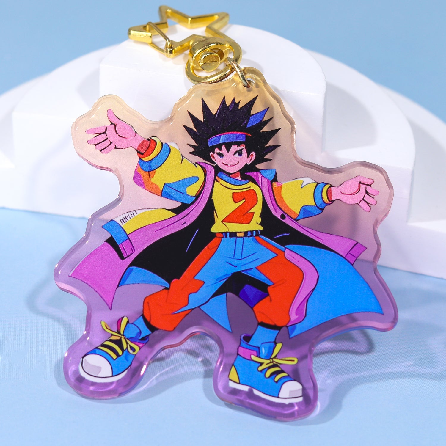 Custom Translucent Colored Acrylic Keychains