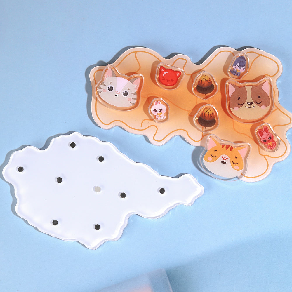 Custom Acrylic Fridge Magnets with Small Charms