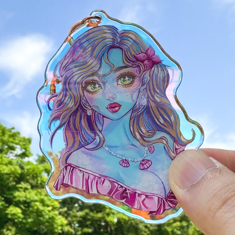 Custom Rainbow Acrylic Keychains Charms