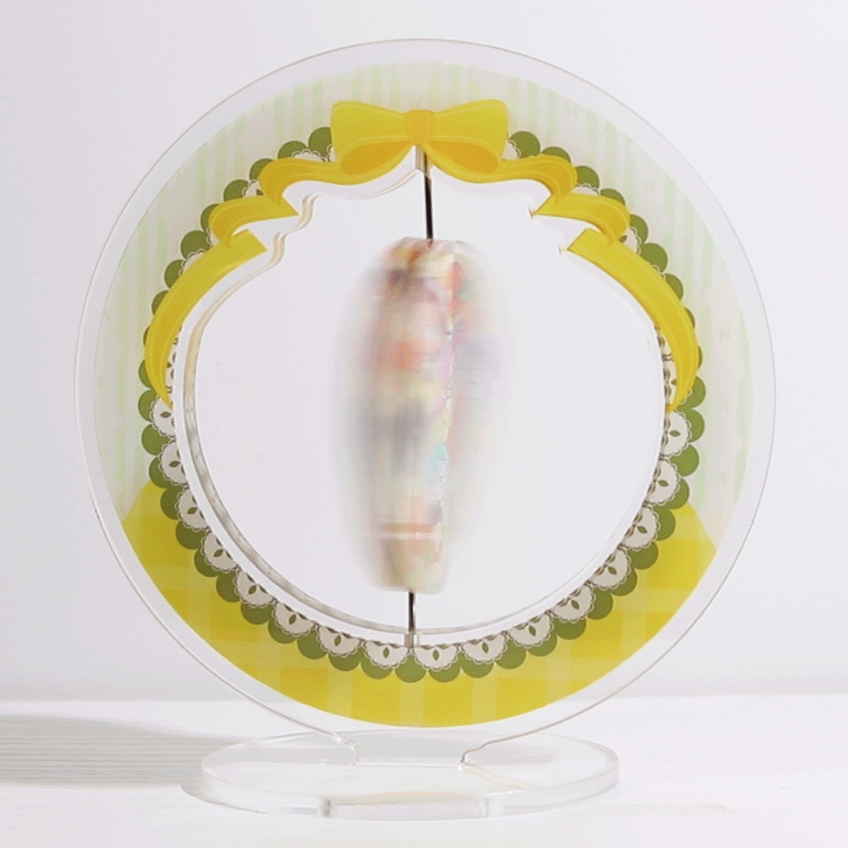 Custom Hollow Rotating Acrylic Standees