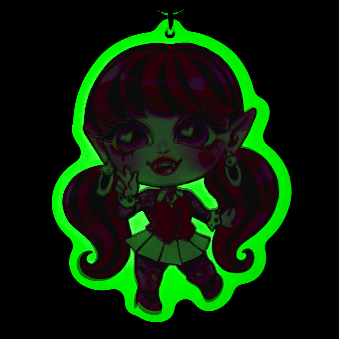 Custom Glow In The Dark Acrylic Keychains