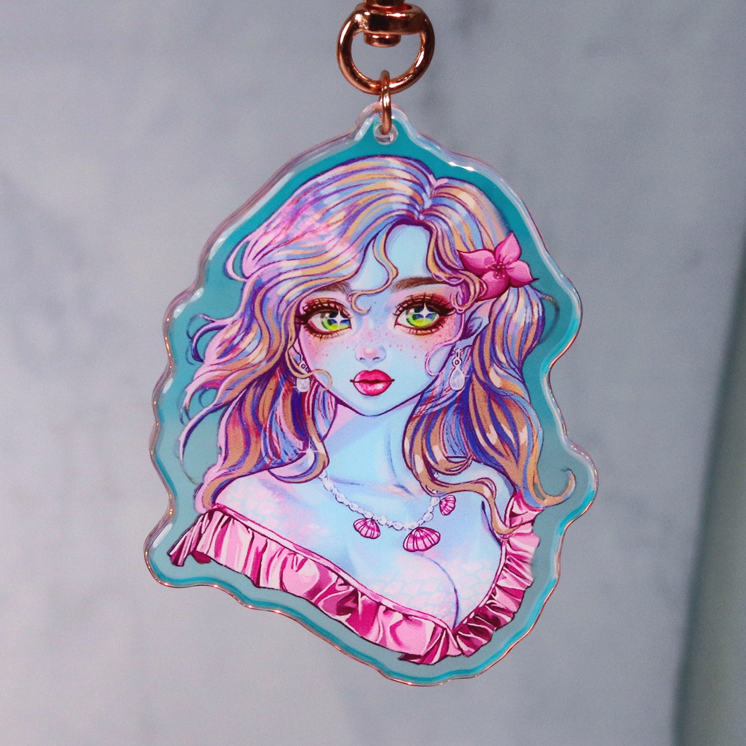 Custom Rainbow Acrylic Keychains