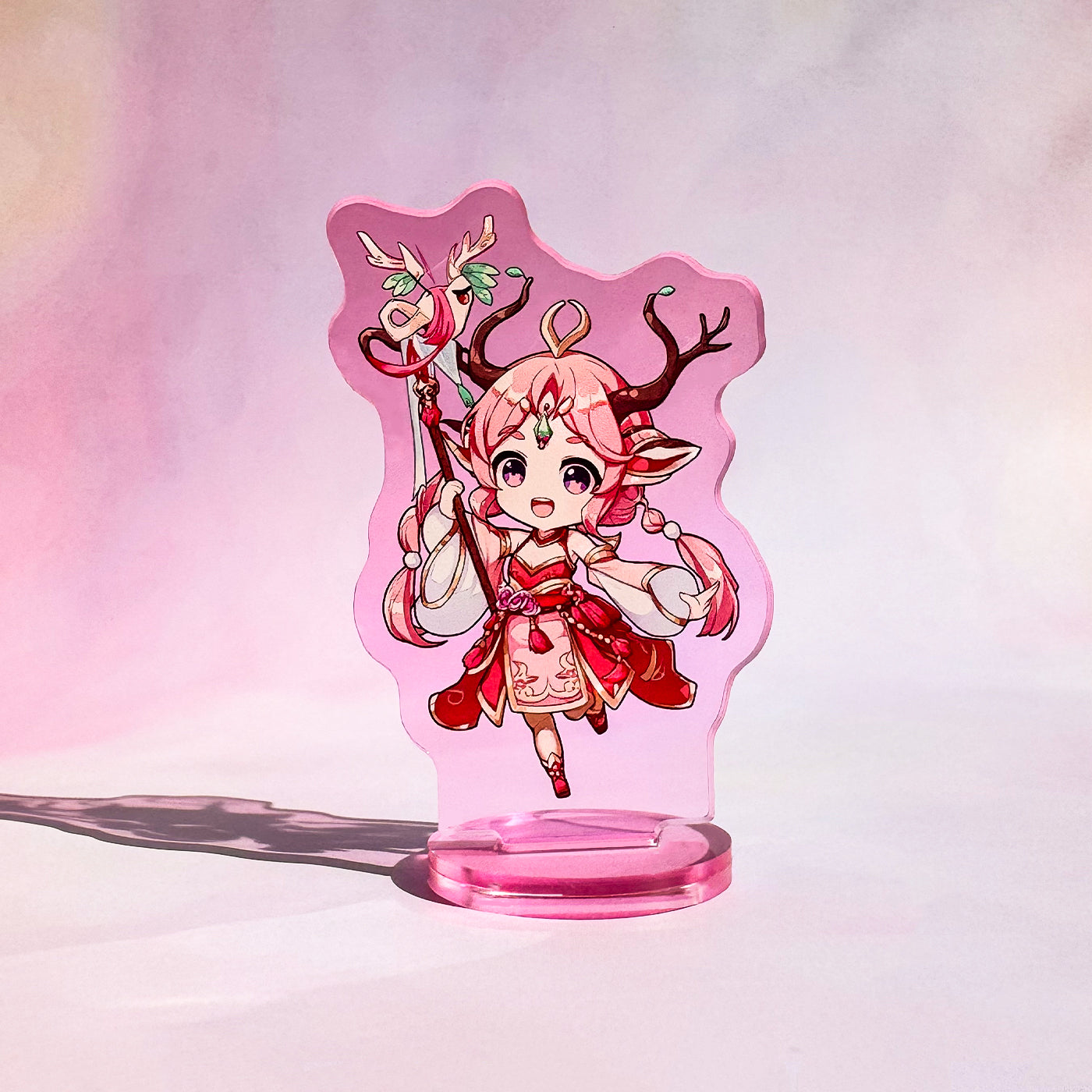 Custom Translucent Colored Acrylic Standees