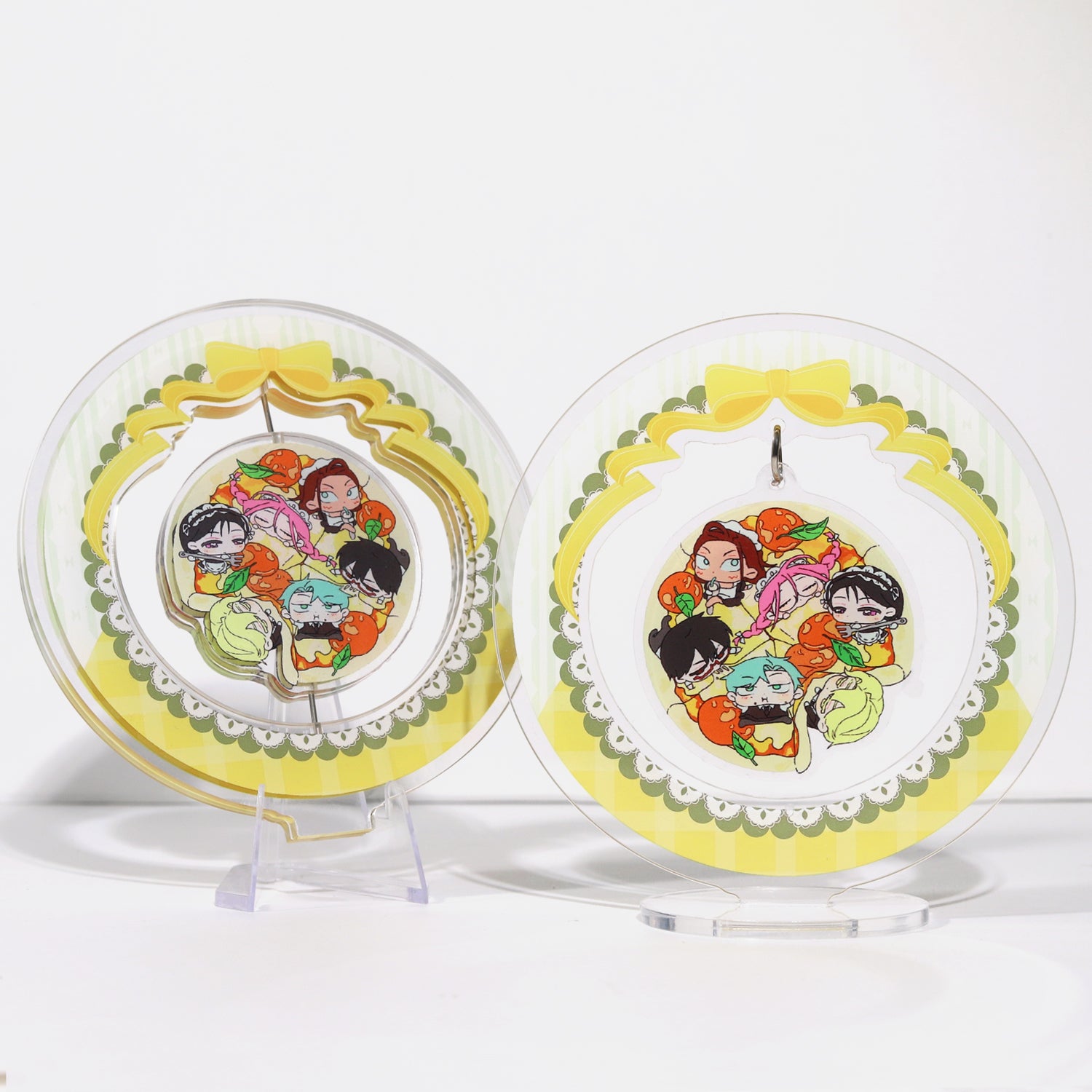 Custom Hollow Rotating Acrylic Standees