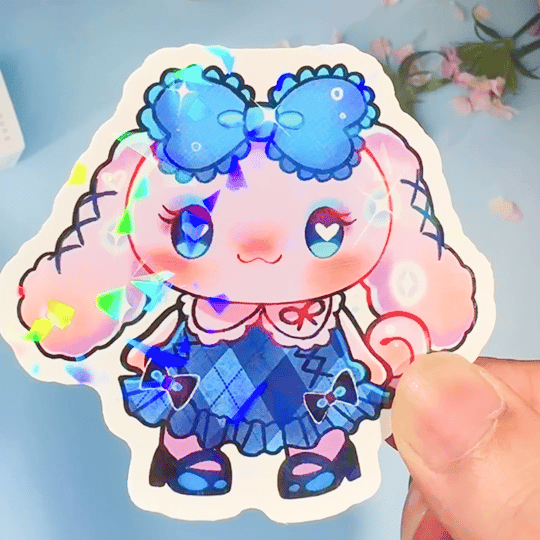 Custom Vinyl Holographic Stickers