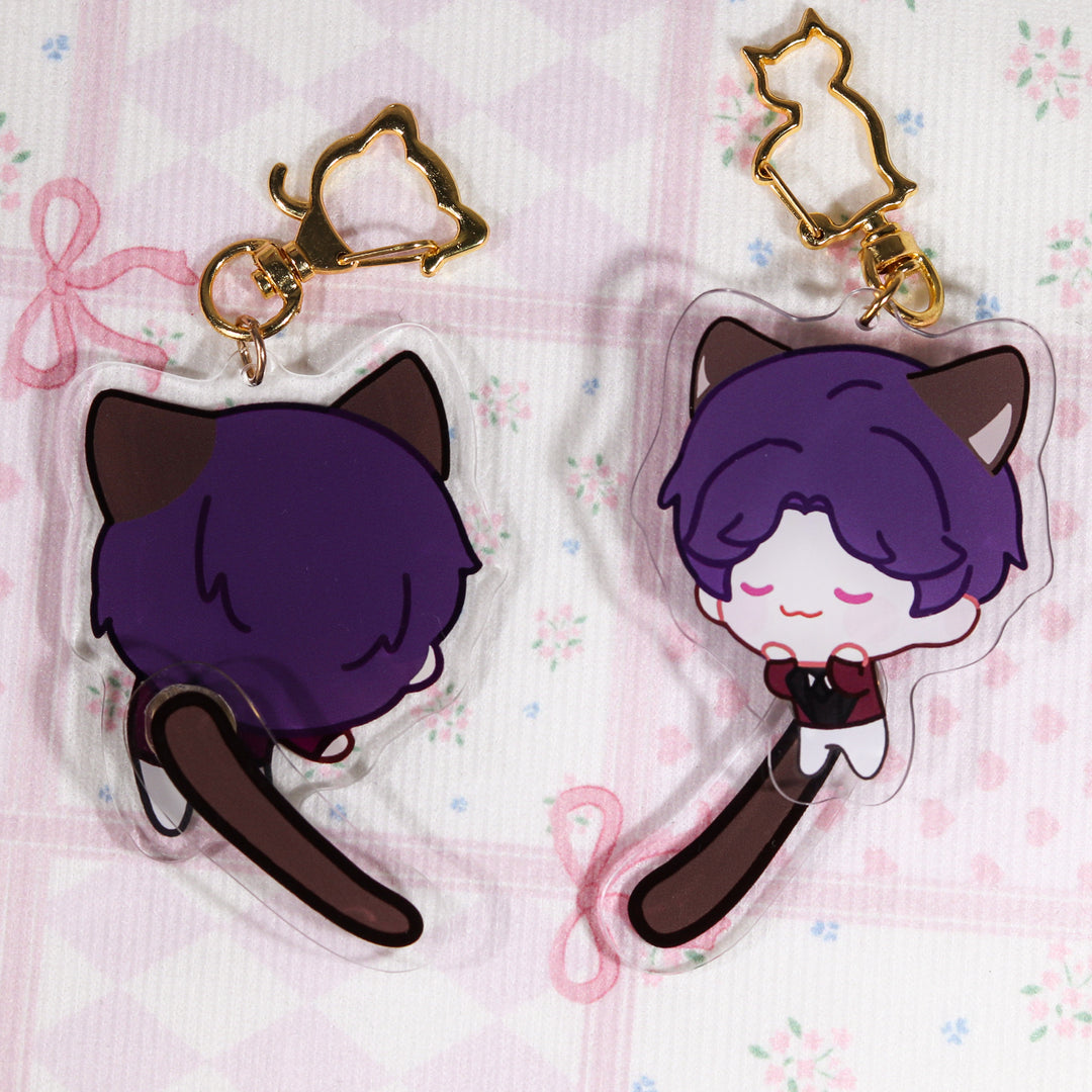 Custom Acrylic Tail-Wagging Keychains