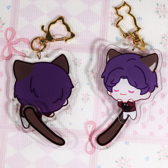 Custom Acrylic Tail-Wagging Keychains