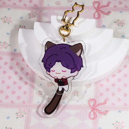 Custom Acrylic Tail-Wagging Keychains