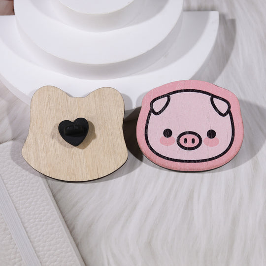 Custom Wood Pins
