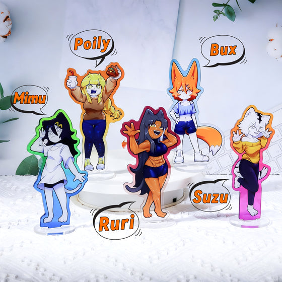 Mimu&Suzu Acrylic Keychains /Standees @rishmimu