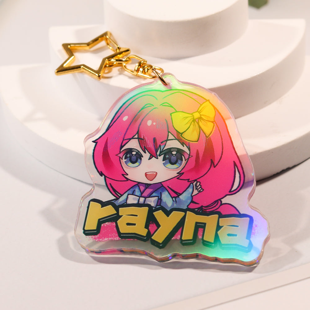 Custom Holo Colorful Acrylic Keychains