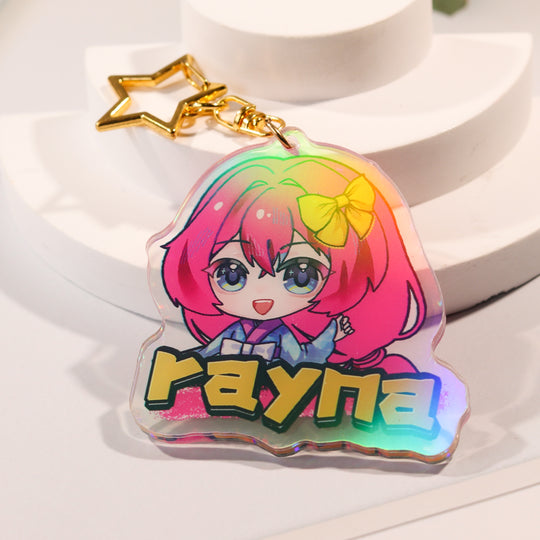 Custom Holo Colorful Acrylic Keychains