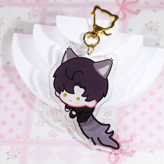Custom Acrylic Tail-Wagging Keychains