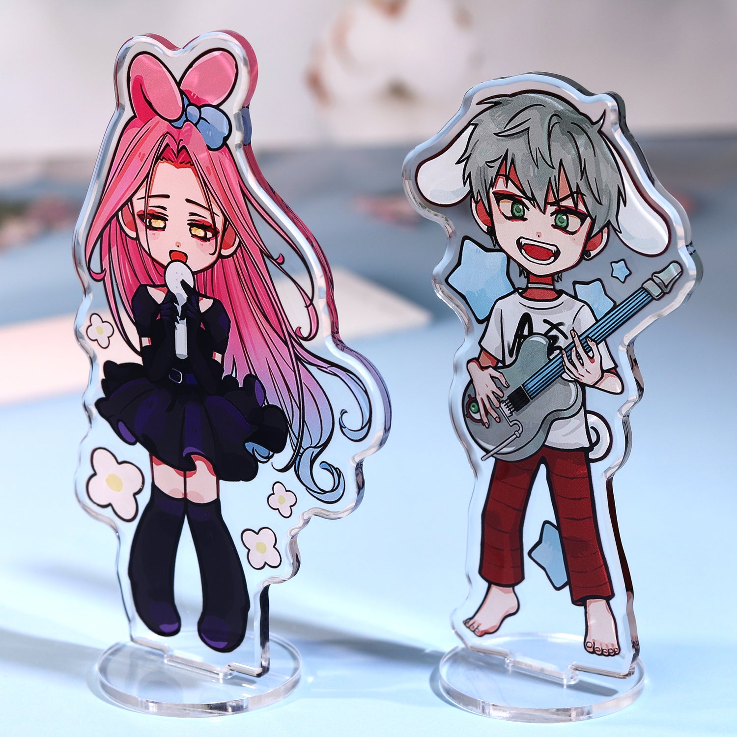 Custom Crystal Acrylic Standees