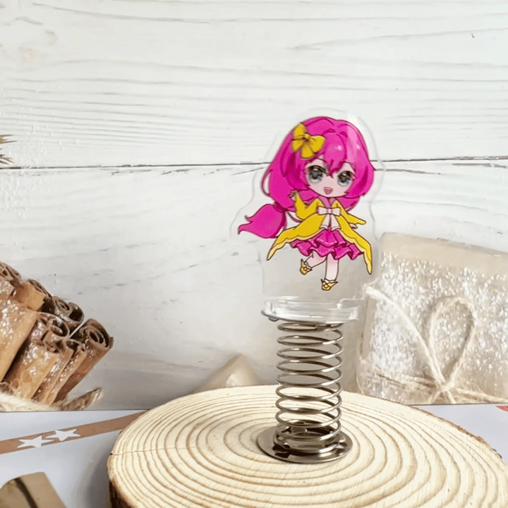 Custom Spring Shaker Acrylic Standees