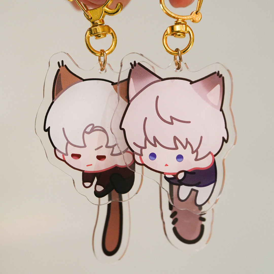 Custom Acrylic Tail-Wagging Keychains