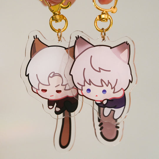 Custom Acrylic Tail-Wagging Keychains