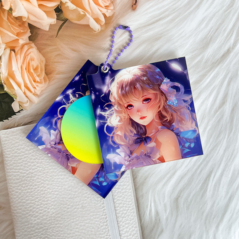 Custom Changeable CD Keychains