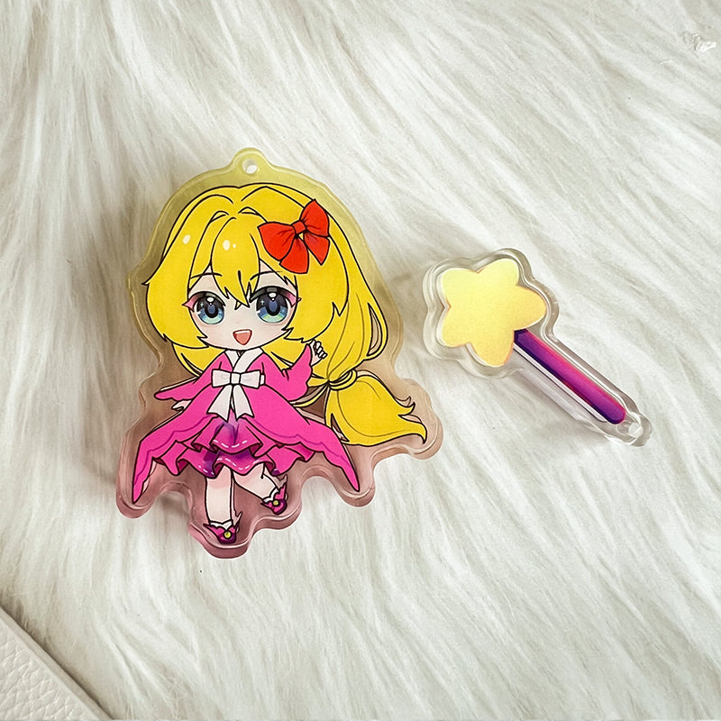 Custom Shiny Light Acrylic Charms